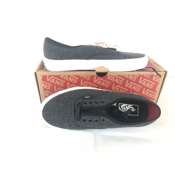 Vans skate shoes sneakers Grey Red pinstripe Men 6.5 Women 8 New in Box main image 5